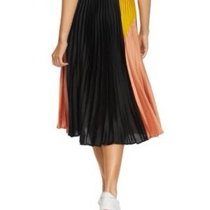 1. State Multicolor Pleated A-Line Skirt
